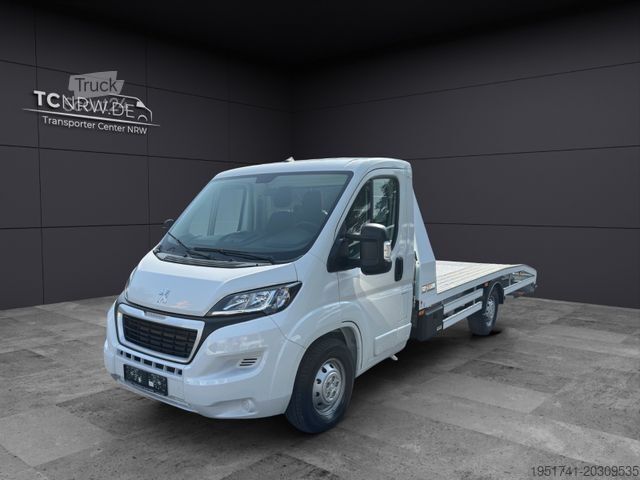 Biltransport varebil PEUGEOT Boxer Abschleppwagen AHK 3,5t Klima VDI2700 Zert