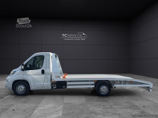 Biltransport varebil PEUGEOT Boxer Abschleppwagen AHK 3,5t Klima VDI2700 Zert