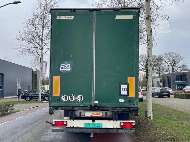 Sliding tarpaulins Fruehauf SAF, pallet box, sliding  roof