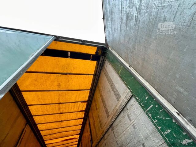 Sliding tarpaulins Fruehauf SAF, pallet box, sliding  roof