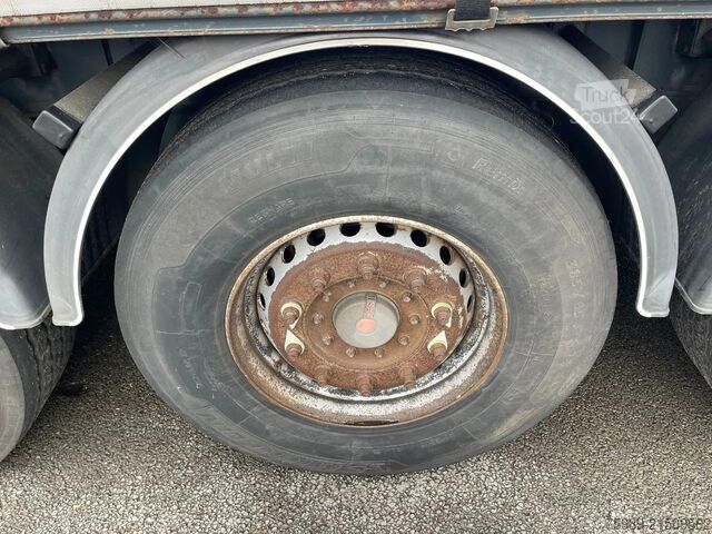 Sliding tarpaulins Fruehauf SAF, pallet box, sliding  roof