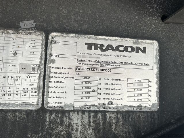 Kuffert Tracon LPRS 24 / Box / LZV Ready / SAF Disk / NL Trailer