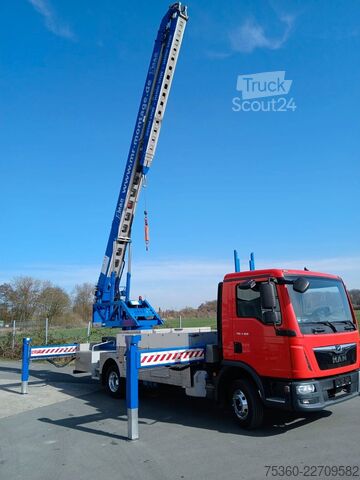 Lastbilmonteret kranvogn MAN Klaas Amak 75E 35m/3000kg 1550 Std