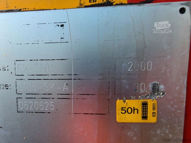 Lastbilmonteret kranvogn MAN 8.224 4x4 Palfinger