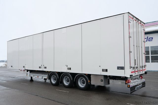 Skříňový návěs EKERI T3-A / SEITLICHE TÜREN /FALTWAND EDSCHA !