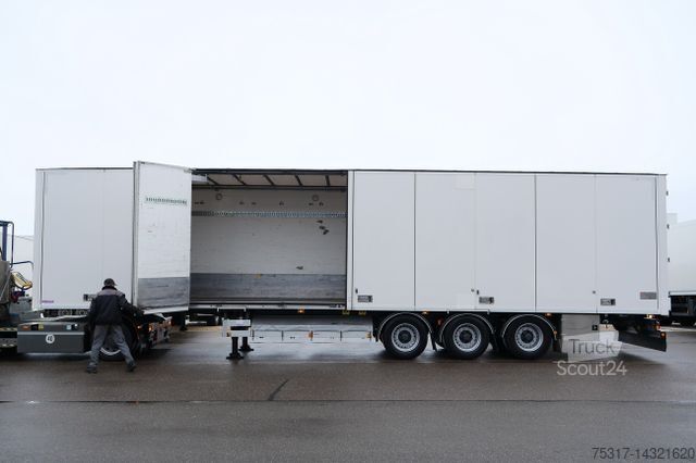 Skříňový návěs EKERI T3-A / SEITLICHE TÜREN /FALTWAND EDSCHA !