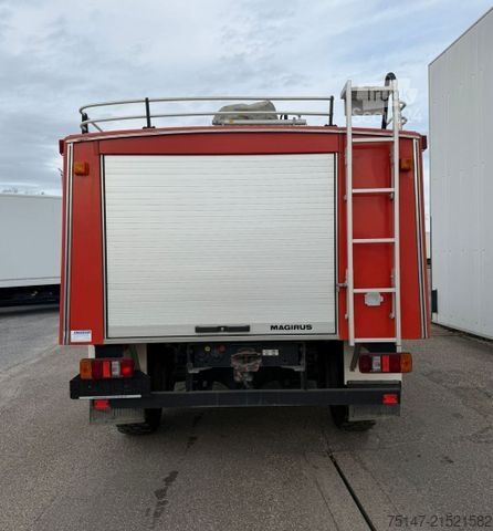Vrachtwagen met bakwagen IVECO 75-16 AN 4x4 Turbo TLF 8/18 Feuerwehr Oldtimer