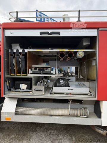 Vrachtwagen met bakwagen IVECO 75-16 AN 4x4 Turbo TLF 8/18 Feuerwehr Oldtimer