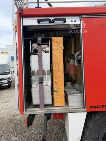 Vrachtwagen met bakwagen IVECO 75-16 AN 4x4 Turbo TLF 8/18 Feuerwehr Oldtimer