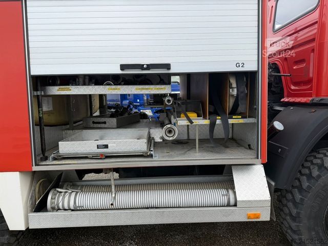 Vrachtwagen met bakwagen IVECO 75-16 AN 4x4 Turbo TLF 8/18 Feuerwehr Oldtimer