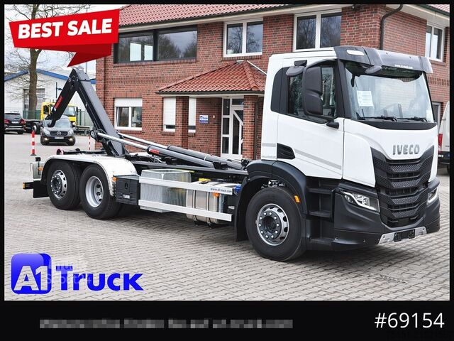 Roll-off tipper truck IVECO X-Way AD280X42, HIAB Multilift, Garantie