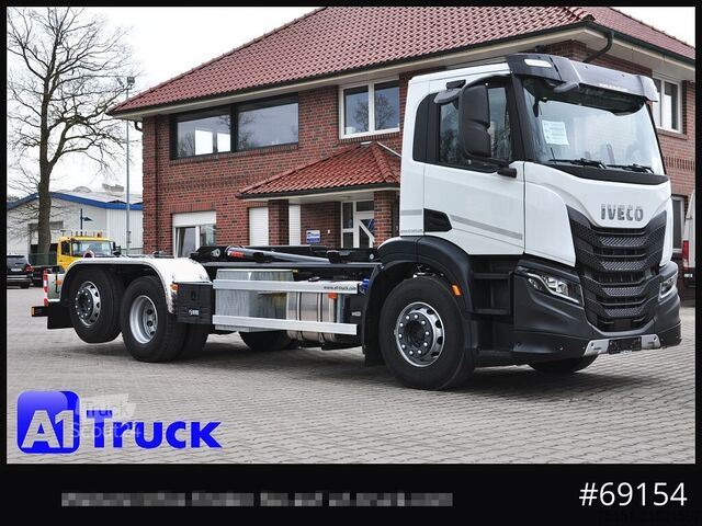 Roll-off tipper truck IVECO X-Way AD280X42, HIAB Multilift, Garantie