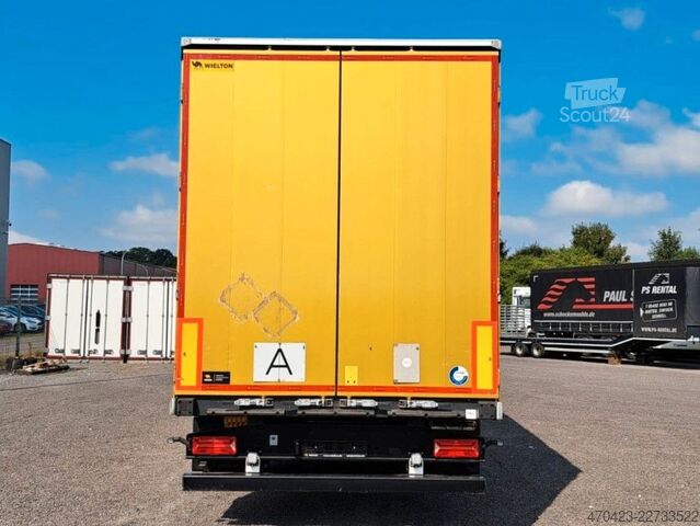 Auflieger mit Pritsche & Plane WIELTON Curtain Master Standard NS3KM4*SAF*LiftA