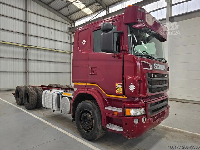 Chassis met cabine Scania R620-V8 6x4 / RETARDER / AIRCO / EURO 5