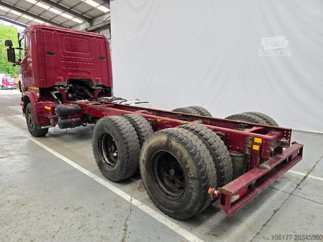 Chassis met cabine Scania R620-V8 6x4 / RETARDER / AIRCO / EURO 5