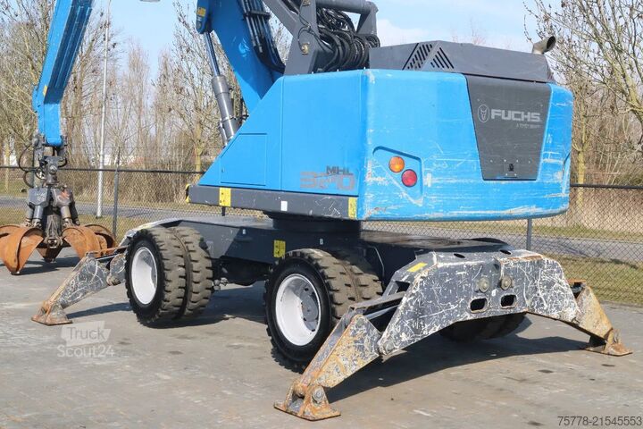 Medžiagų tvarkymo mašina Fuchs MHL 320 | PEEL GRAB | UMSCHLAG | GOOD TIRES