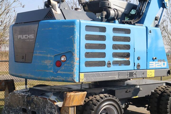 Medžiagų tvarkymo mašina Fuchs MHL 320 | PEEL GRAB | UMSCHLAG | GOOD TIRES