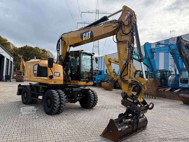 Mobile excavator CATERPILLAR M 318 F OQ65 SW Zentralschmierung