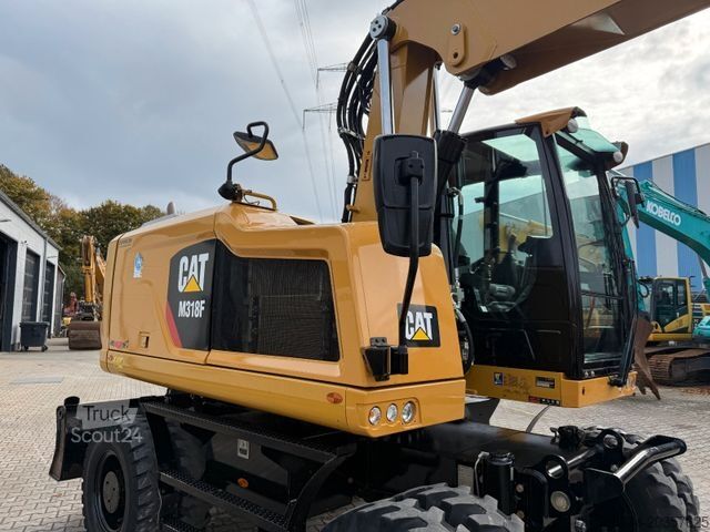 Mobile excavator CATERPILLAR M 318 F OQ65 SW Zentralschmierung