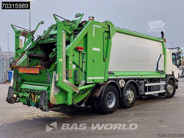 Vehicul de colectare a deșeurilor Scania P280 6X2 NL-Truck Geesink GPMIII V 22H25 Steeri...