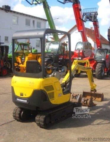 Minigrävare YANMAR SV 16 * 3x Löffel * vgl. 15 17 18