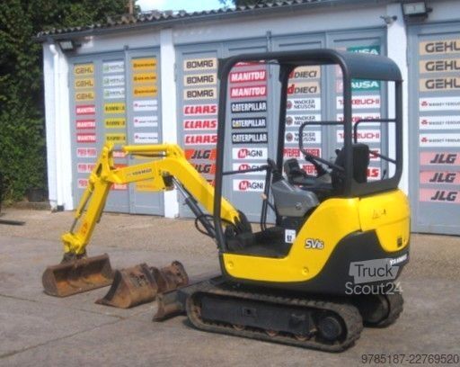 Minigrävare YANMAR SV 16 * 3x Löffel * vgl. 15 17 18