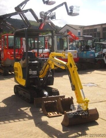 Minigrävare YANMAR SV 16 * 3x Löffel * vgl. 15 17 18