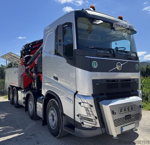 Jeřáb na nákladním automobilu Volvo FH 500 Hiab Palfinger Fassi F1450-8 JIB-