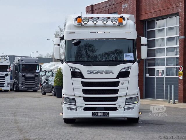 Chassis med førerhus Scania R580 V8 NGS 6x4 chassis - Retarder - 4.75 WB - ...