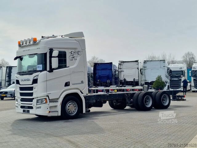 Chassis med førerhus Scania R580 V8 NGS 6x4 chassis - Retarder - 4.75 WB - ...