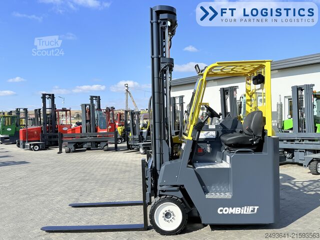 Empilhadeira multidirecional Combilift CB4500 GAS TRIPLEX 6400 FORK POSITIONER