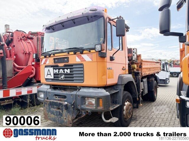 Specialios paskirties sunkvežimis MAN 19.364/414 4x4 BB, Winterdienstausstattung, Kran