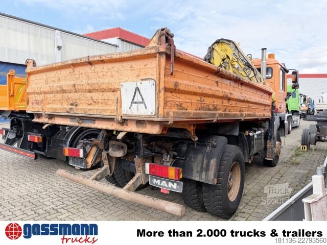 Specialios paskirties sunkvežimis MAN 19.364/414 4x4 BB, Winterdienstausstattung, Kran