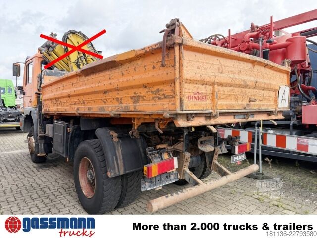 Sunkvežimio važiuoklė MAN 19.364/414 4x4 BB, Winterdienstausstattung