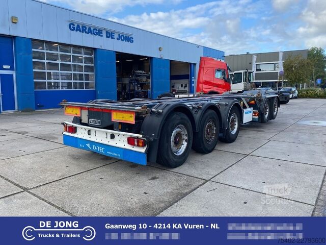 Containervervoer D-TEC CT-521-S / CombiTrailer S-Line / 5 axles / SAF ...
