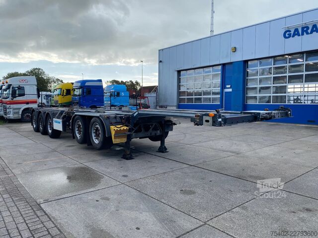 Containervervoer D-TEC CT-521-S / CombiTrailer S-Line / 5 axles / SAF ...