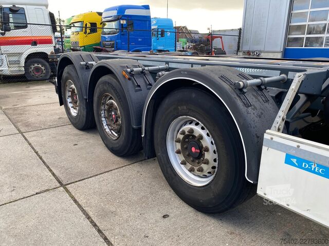 Containervervoer D-TEC CT-521-S / CombiTrailer S-Line / 5 axles / SAF ...