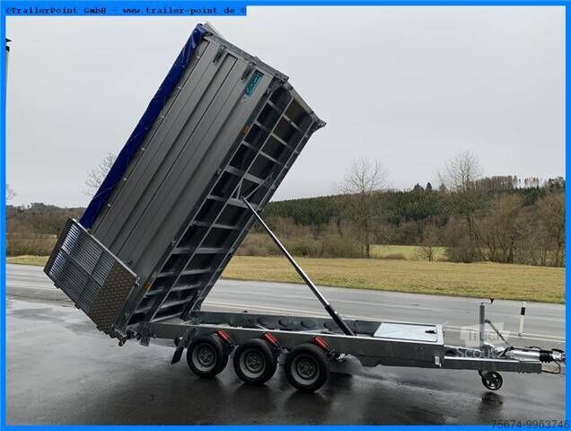Other Andere TWIN TRAILER TR35 40 TRANSPORTER + KIPPER in 1