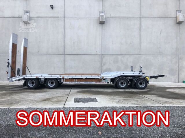 Dieplader oplegger Möslein T 4 VB F  4 Achs Tieflader- Anhänger, Neufahrzeug