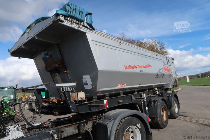 Semiremorcă basculantă KEMPF SKM 31/2 SR thermoisoliert Stahlrundmuld