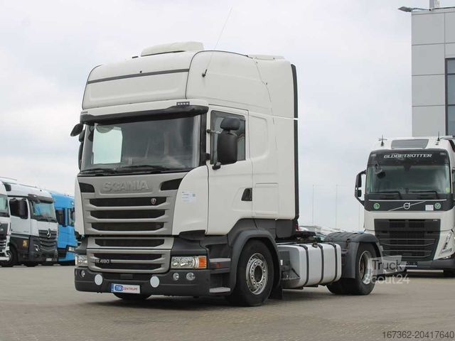 Τυπική μονάδα τράκτορα SCANIA R490, EURO 6, SECONDARY AIR CONDITIONING