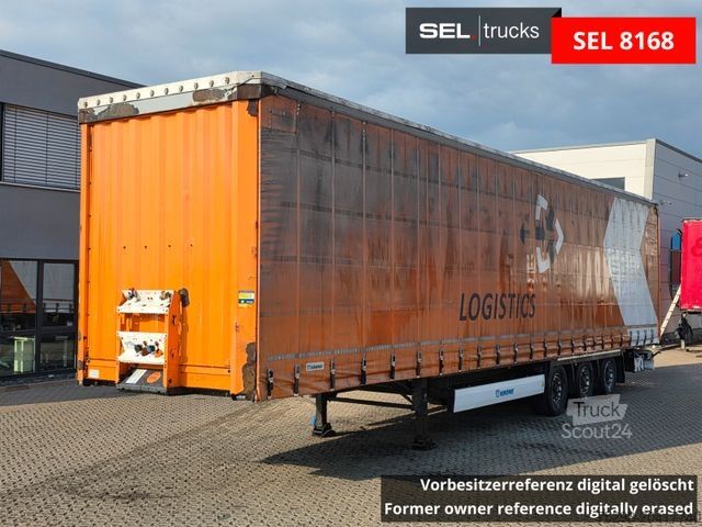 Ανοιχτό ημιρυμουλκούμενο με μουσαμά KRONE SD / Hubdach / EDSCHA / Liftachse