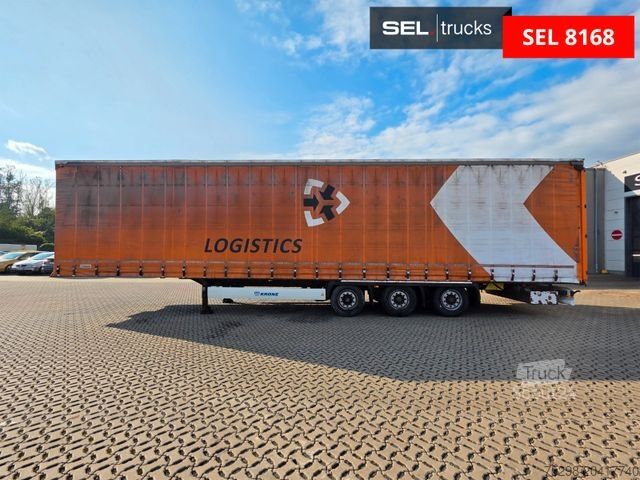 Ανοιχτό ημιρυμουλκούμενο με μουσαμά KRONE SD / Hubdach / EDSCHA / Liftachse