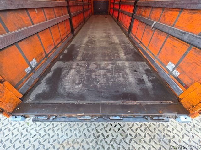 Ανοιχτό ημιρυμουλκούμενο με μουσαμά KRONE SD / Hubdach / EDSCHA / Liftachse