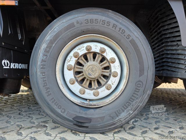 Ανοιχτό ημιρυμουλκούμενο με μουσαμά KRONE SD / Hubdach / EDSCHA / Liftachse