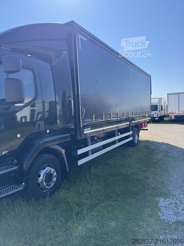 Flatbed truck with tarp DAF LF 290