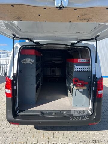 Panelvan MERCEDES-BENZ Vito 110 LANG 6G KLIMA TEMPOMAT 3-SITZE SCHRÄNKE