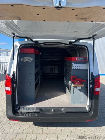 Panelvan MERCEDES-BENZ Vito 110 LANG 6G KLIMA TEMPOMAT 3-SITZE SCHRÄNKE