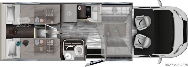 Poluintegrisani kamper MOBILVETTA Krosser P86 NB NEU - Truma 6 D E - UVP: 114.969€