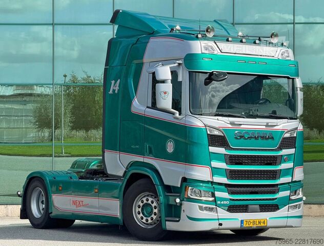 Standard trekkvogn SCANIA R450 EURO 6 FULL AIR RETARDER 2x TANKS HOLLAND-T